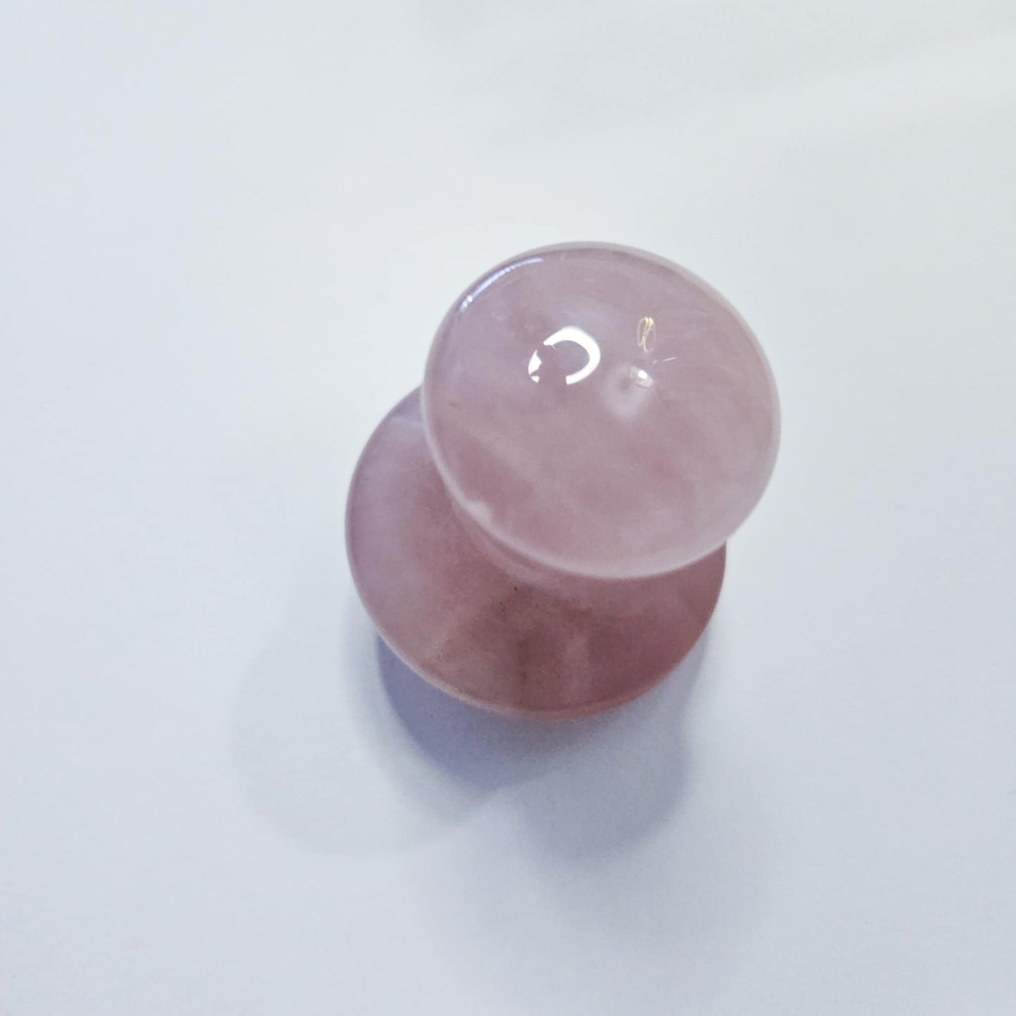 Champignon de massage en quartz rose