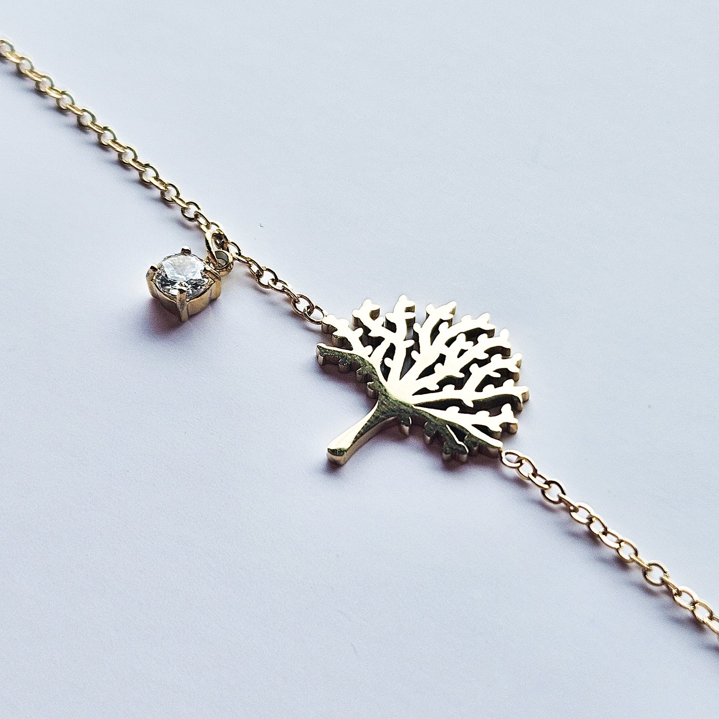 Bracelet arbre de vie et strass
