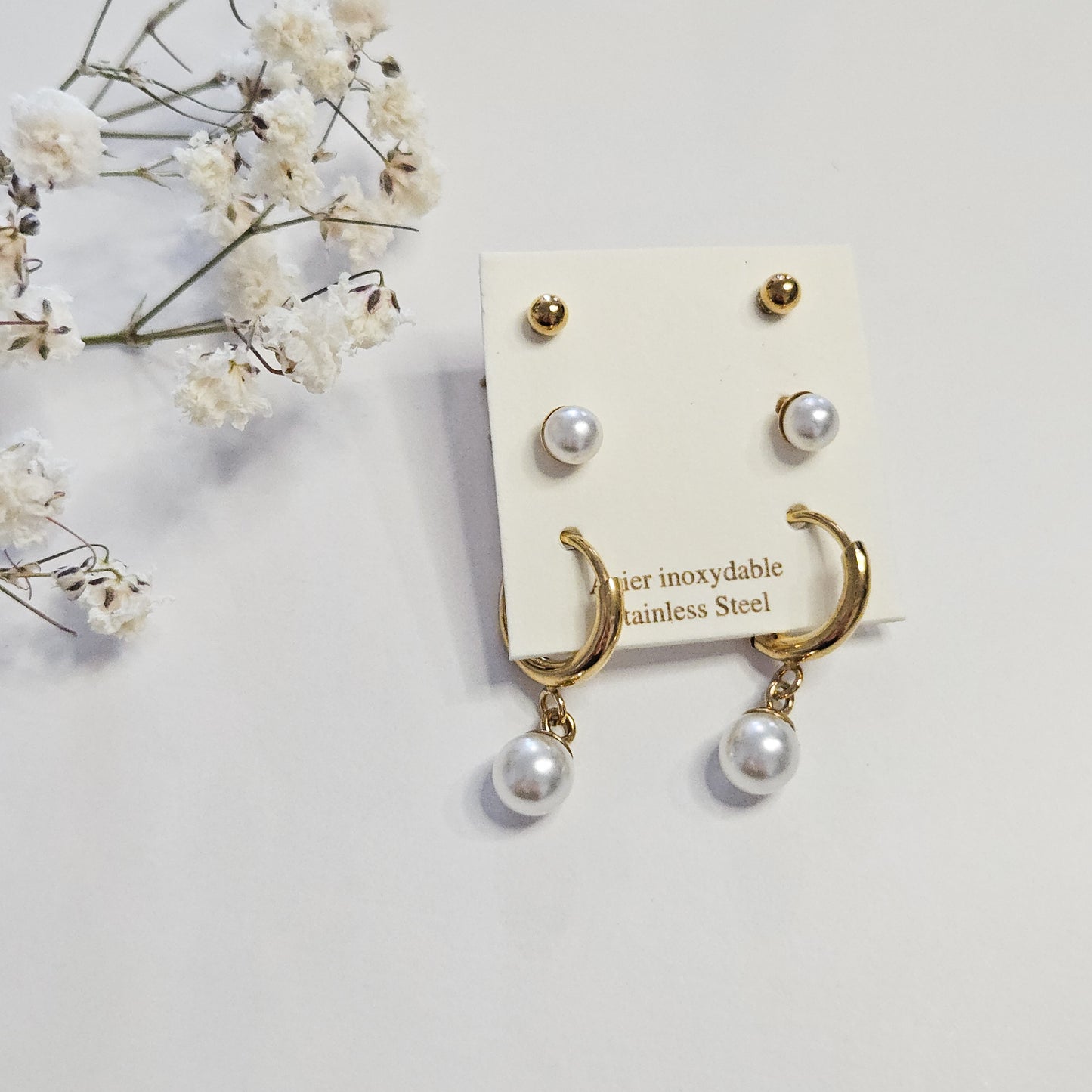 Boucles d'oreilles Trio