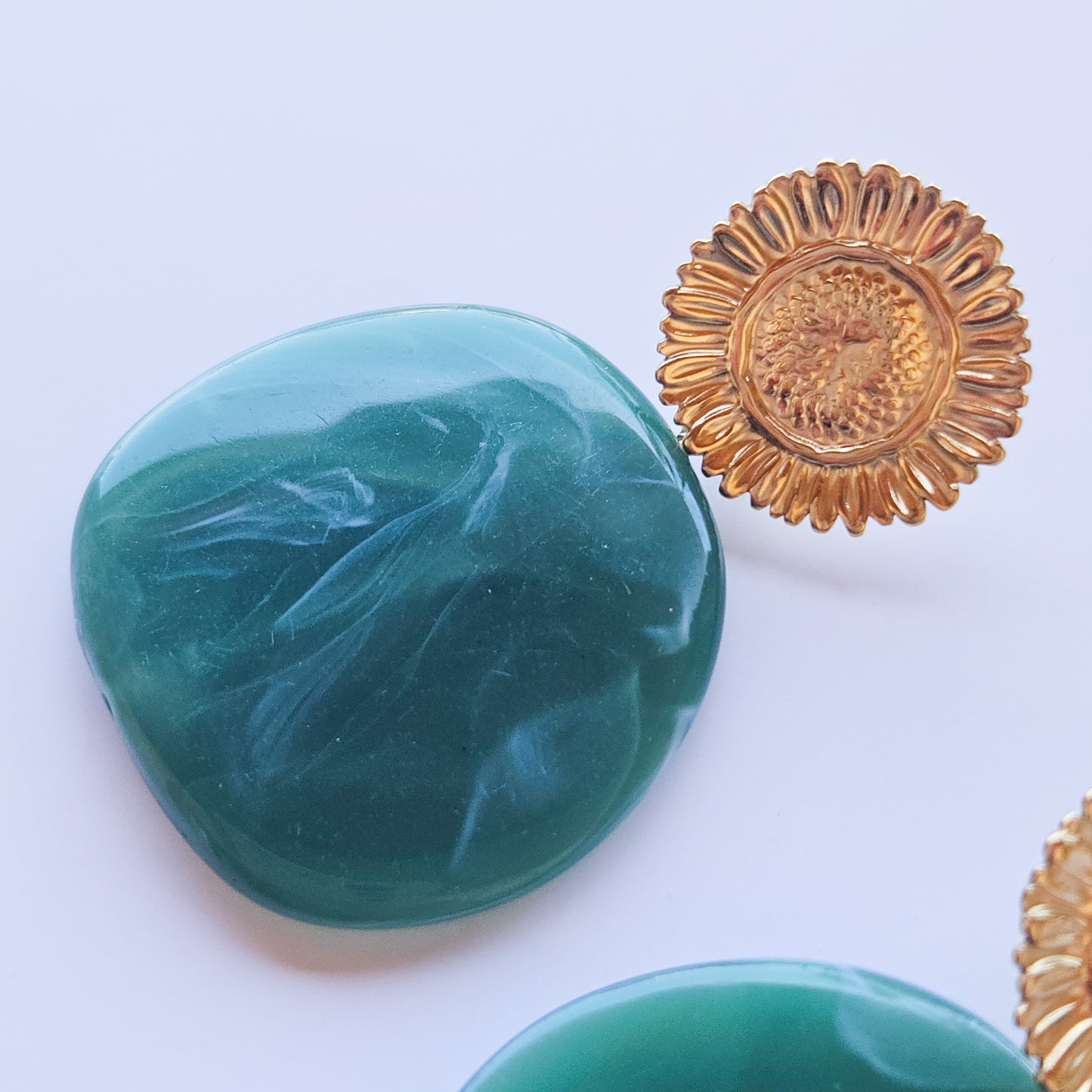 Boucles d'oreilles ZERI vert