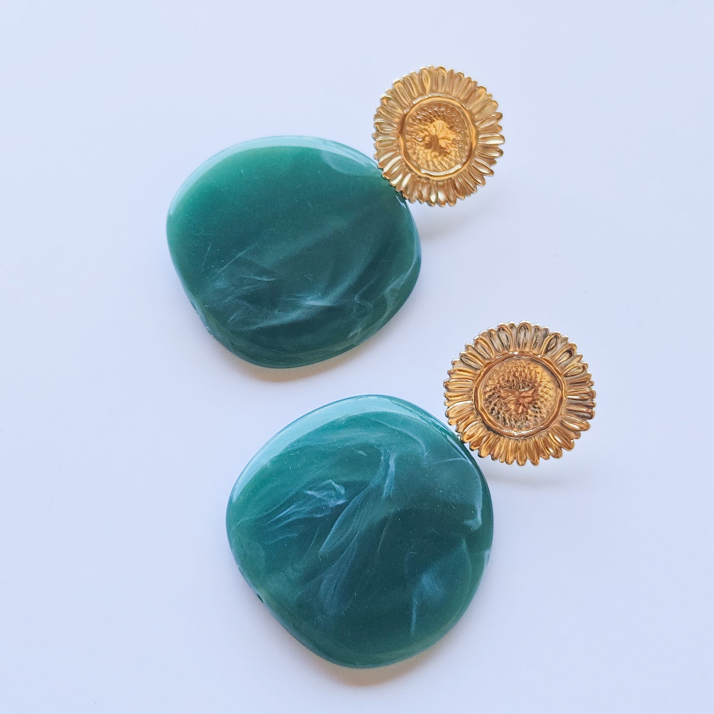 Boucles d'oreilles ZERI vert