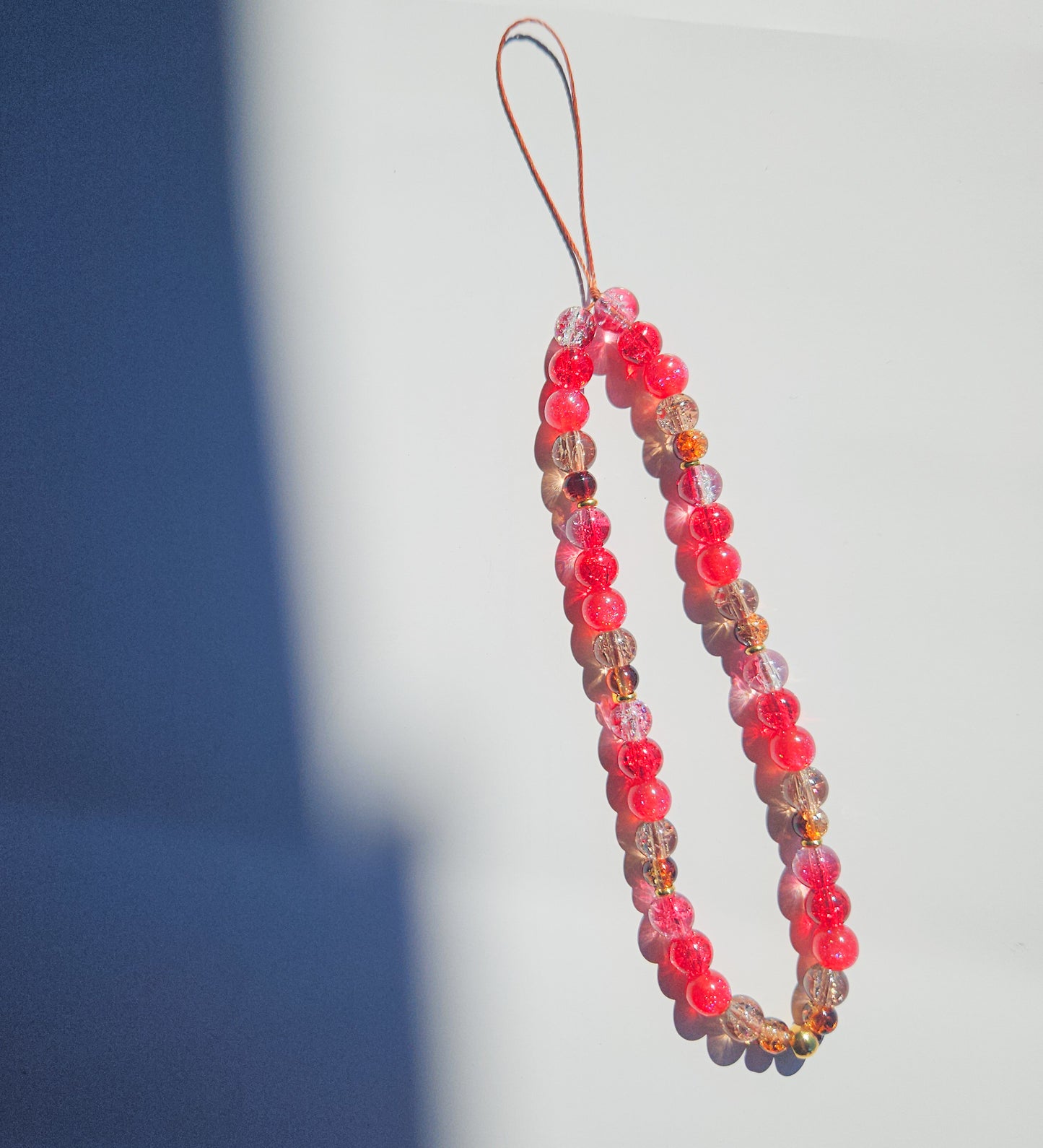 Cordon de téléphone cristal RED