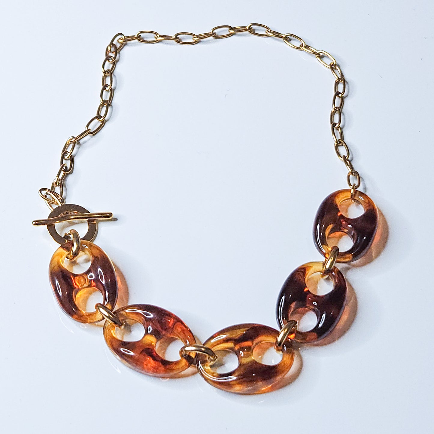 Collier Léonore marron