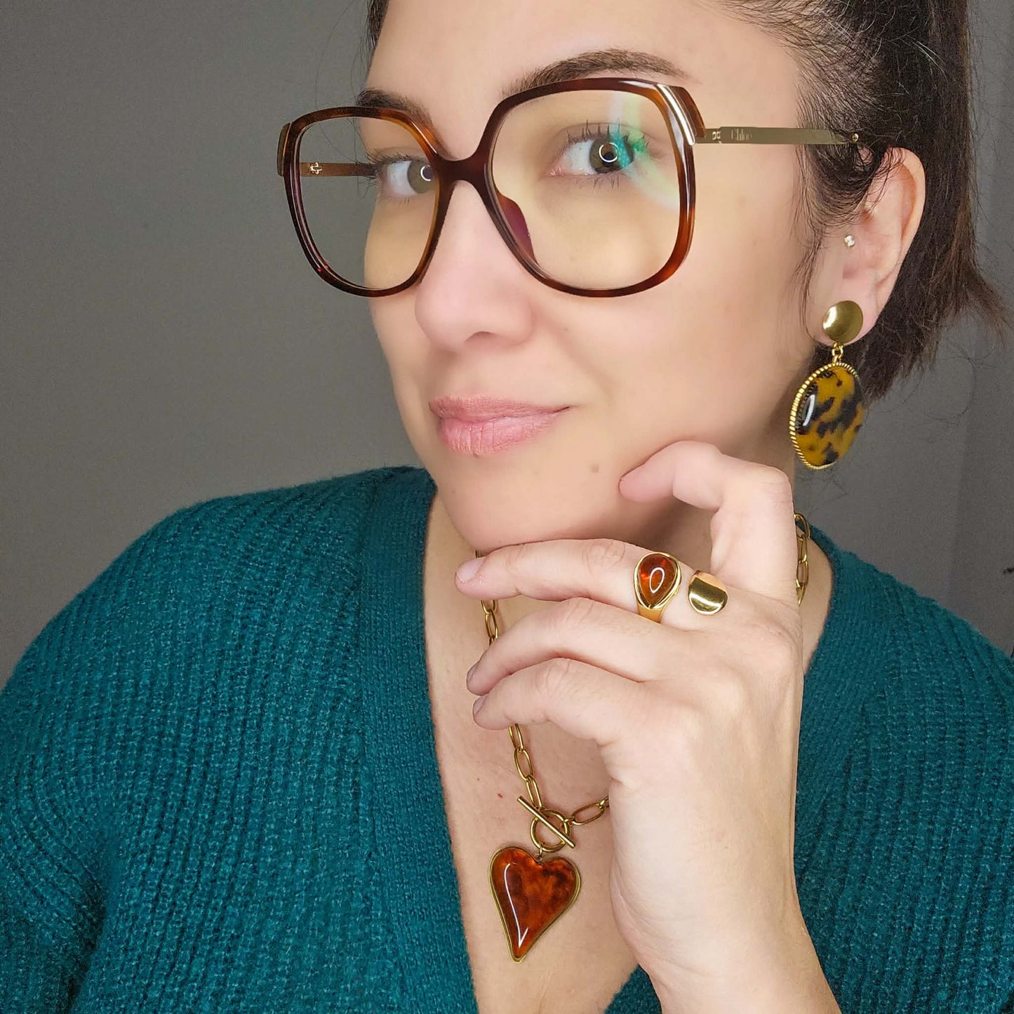 Boucles d’oreilles en acier inoxydable
