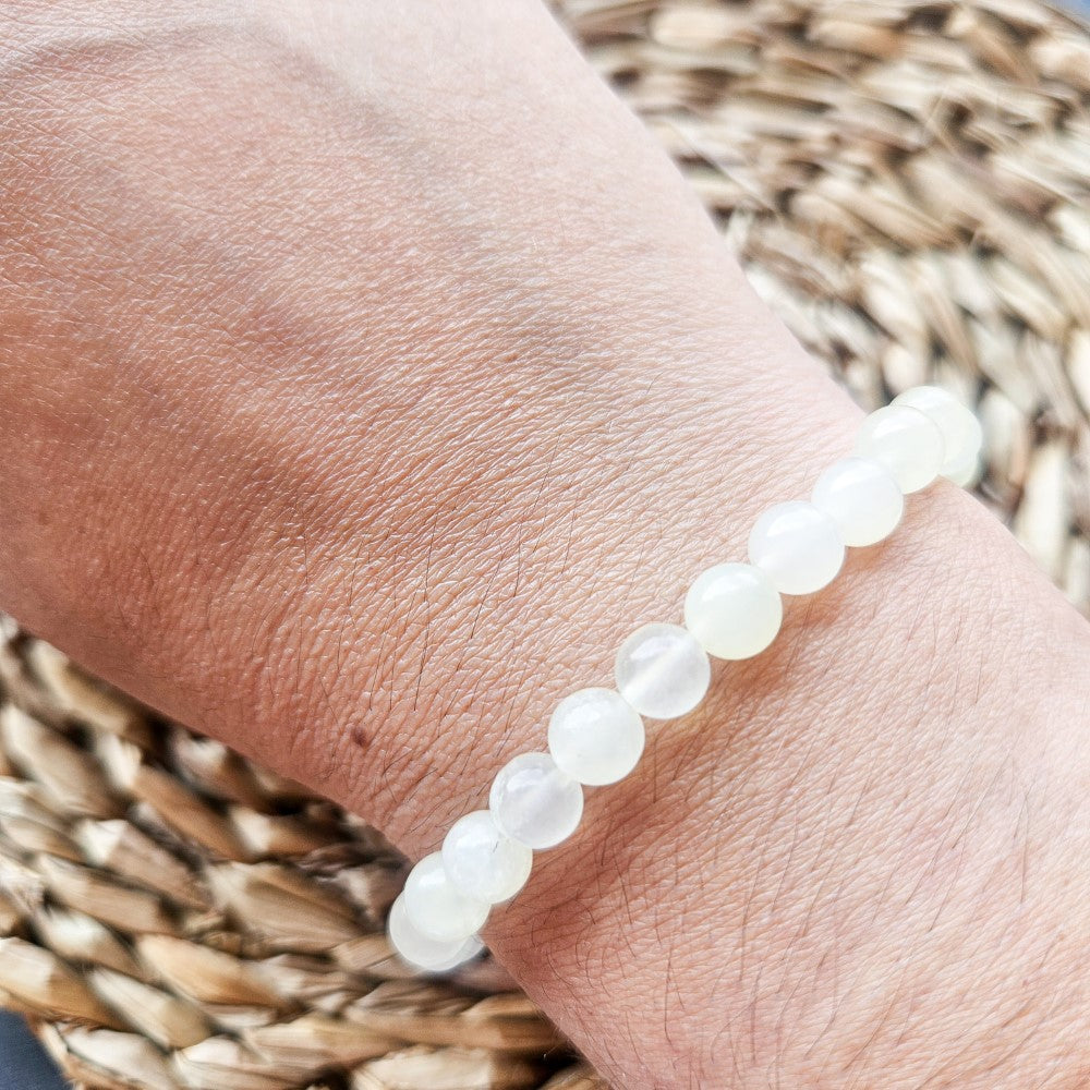 Bracelet en pierre de Jade de Chine 6mm