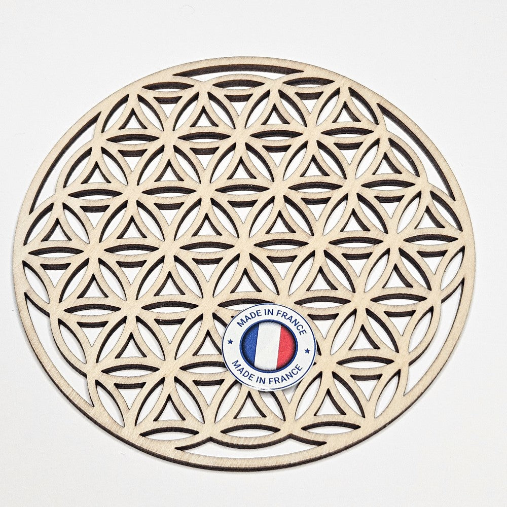 Plaque de rechargement fleur de vie