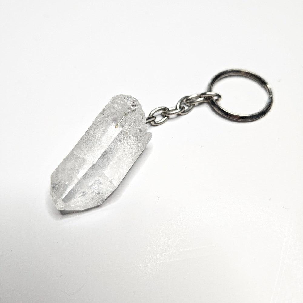 Porte-clé pointe Cristal de roche
