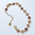 Bracelet trèfle champagne Ana