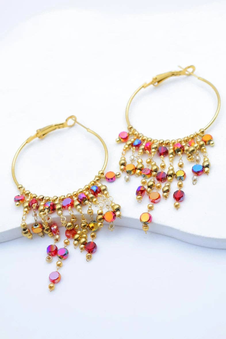 Boucles d’oreilles en acier inoxydable: ECRU