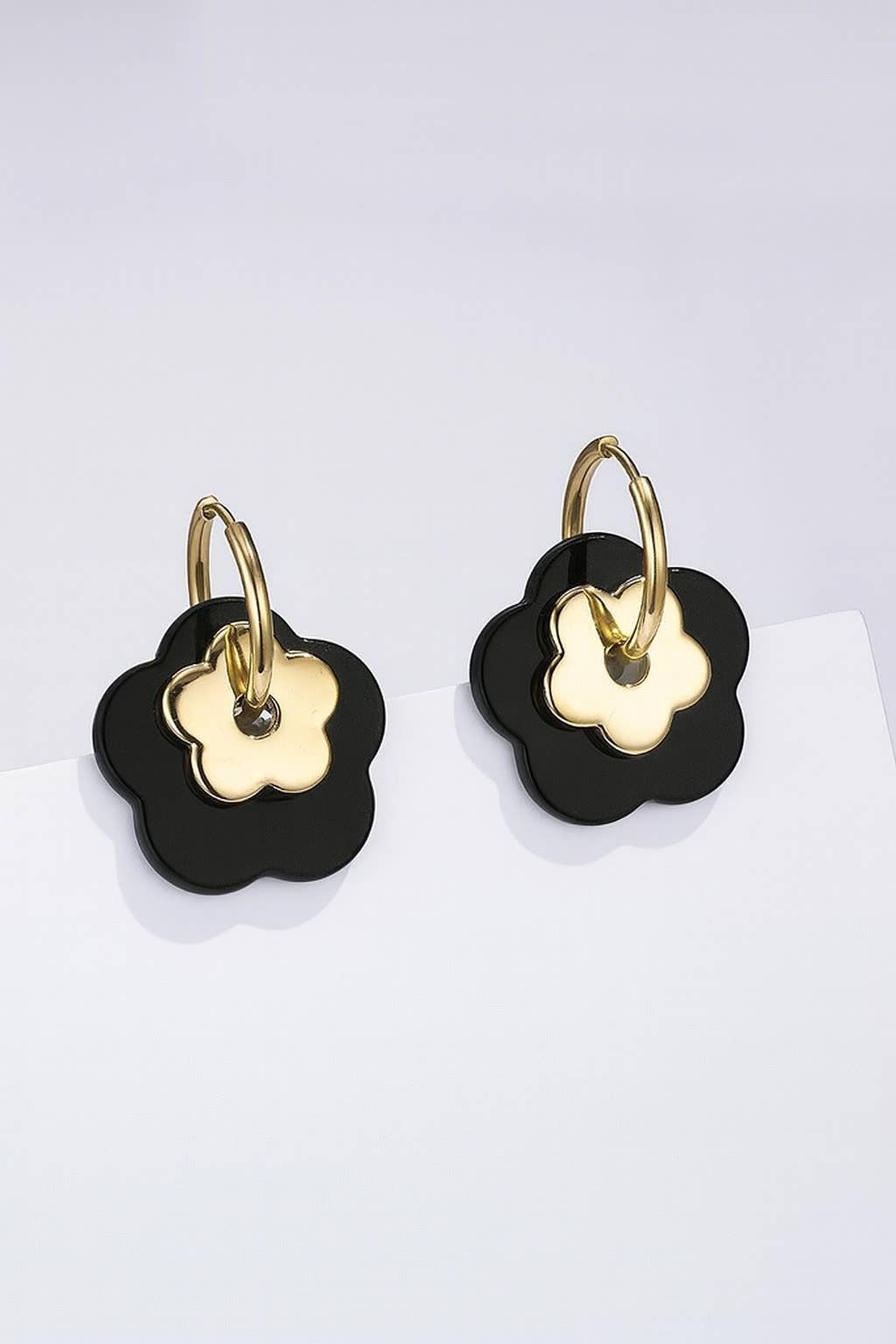 Stainless steel earrings 124RX258: Green / 100% Stainless steel