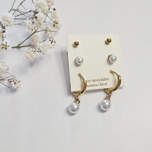 Boucles d'oreilles Trio
