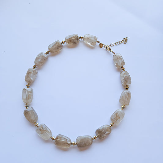 Collier ALTHEA taupe