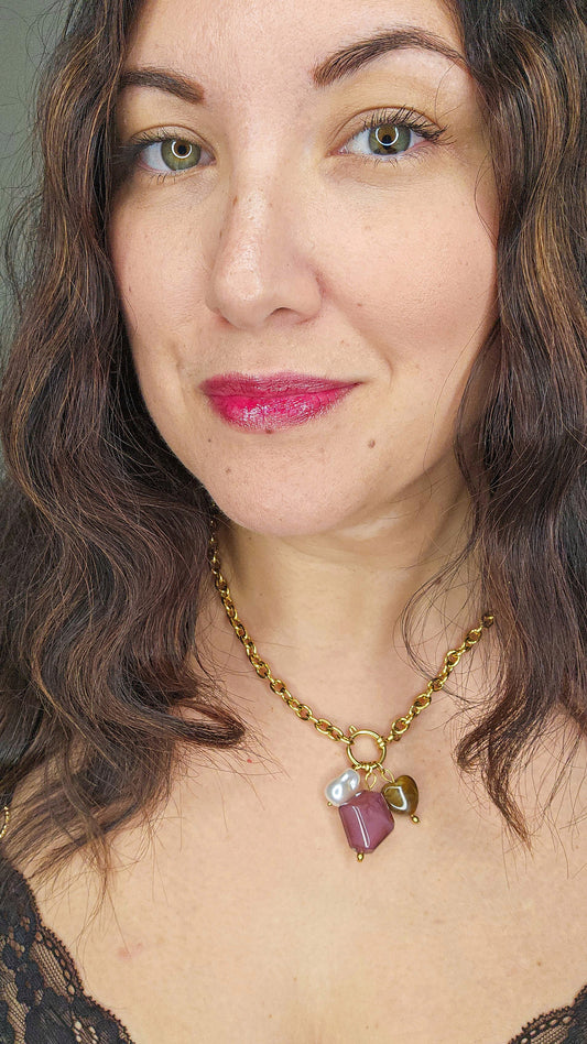 Collier Sélène - Pendentifs interchangeables