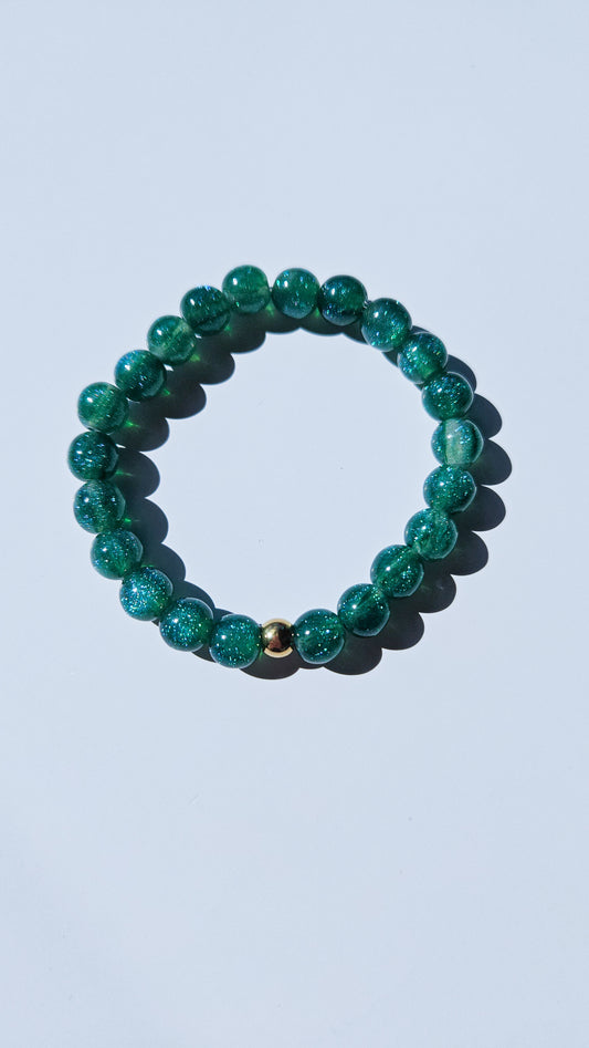 Bracelet paillette MILA VERT