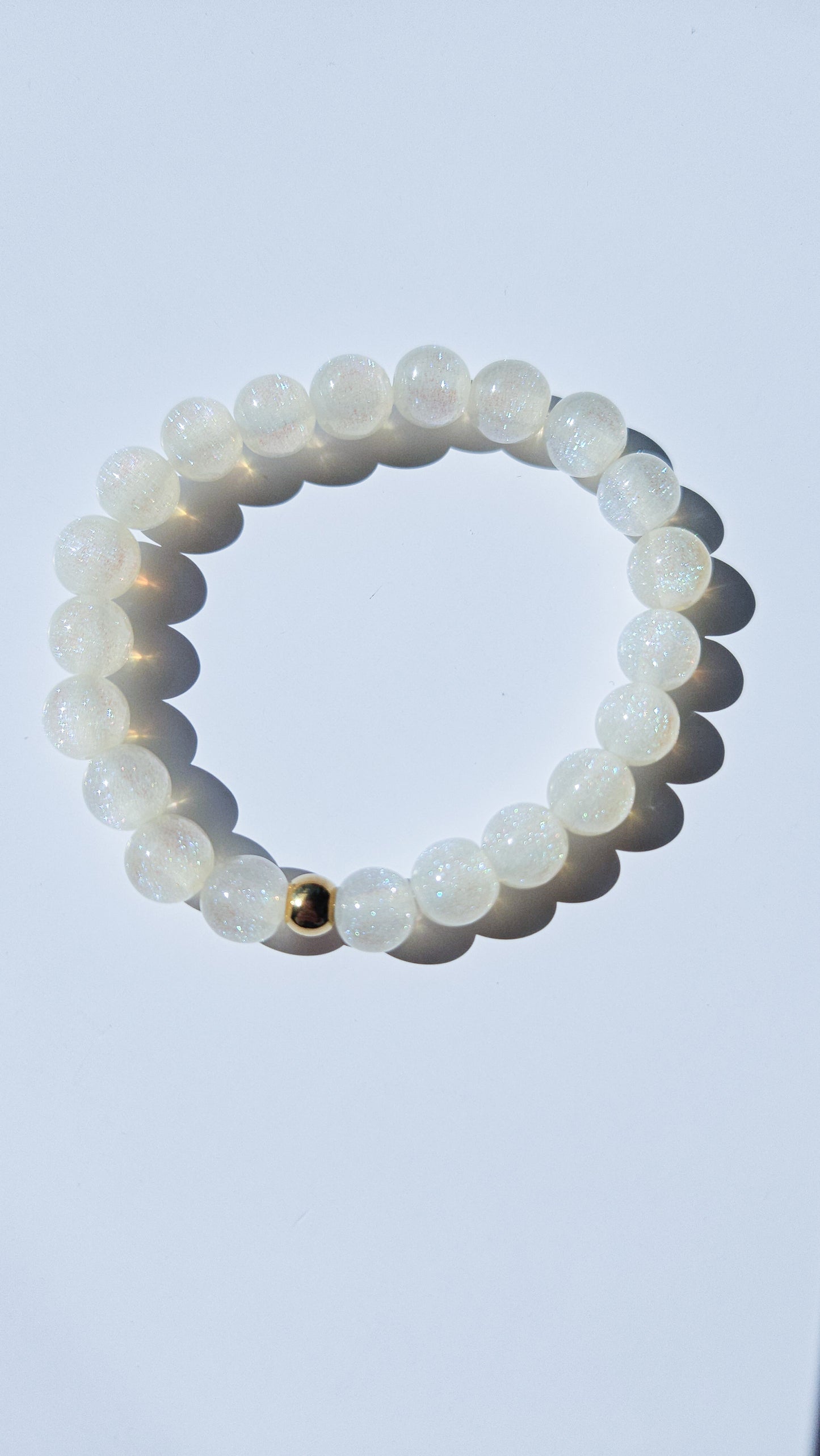 Bracelet paillette MILA IVOIRE