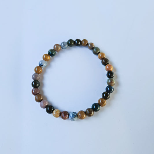 Bracelet en pierre de Jaspe Océan – Calme et ancrage