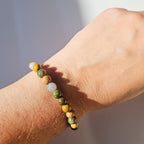Bracelet en pierre de Jaspe Océan – Calme et ancrage