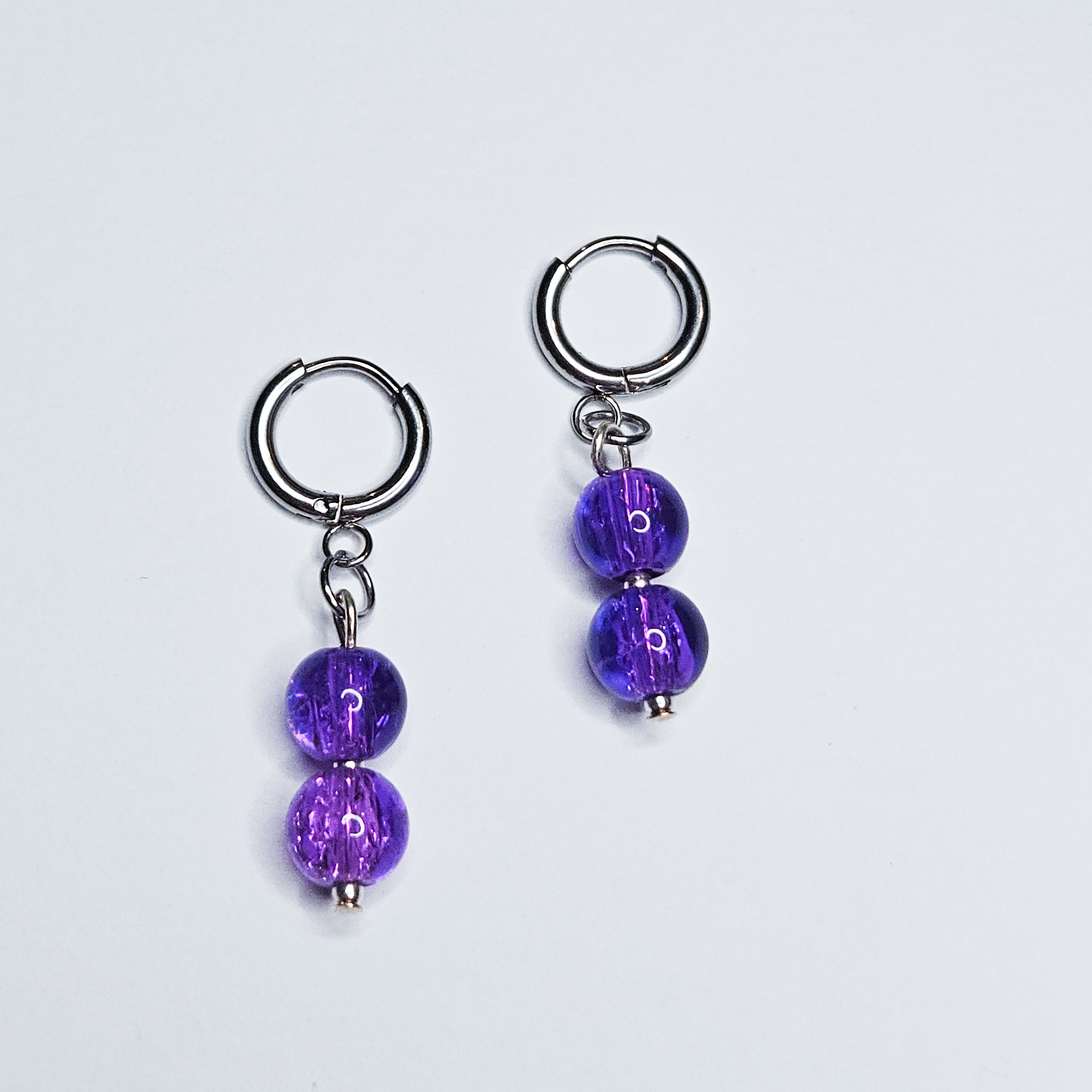 Boucles d'oreilles Esméa violet