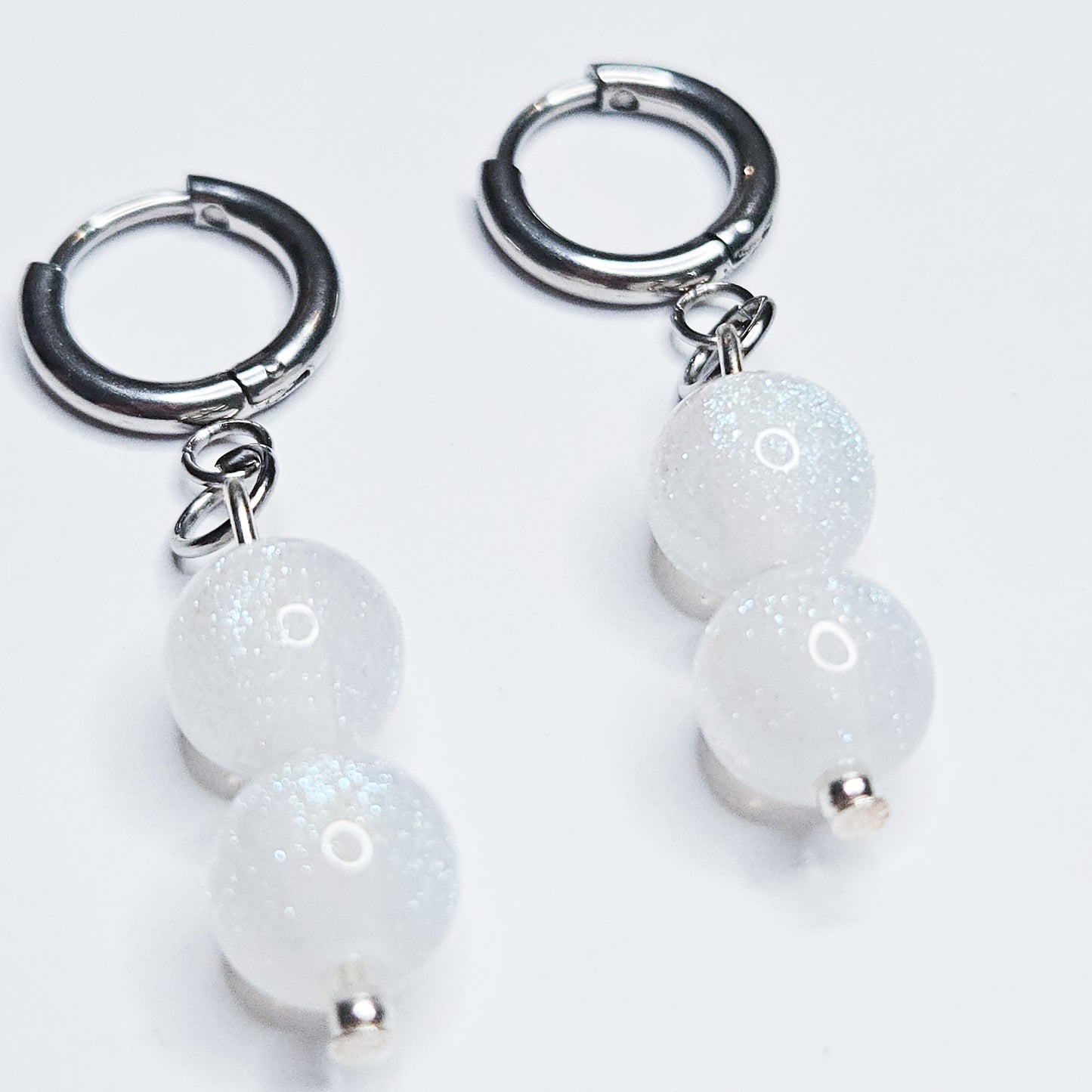 Boucles d'oreilles Esméa blanc