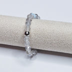 Bague pierre minérale Néora Labradorite argent