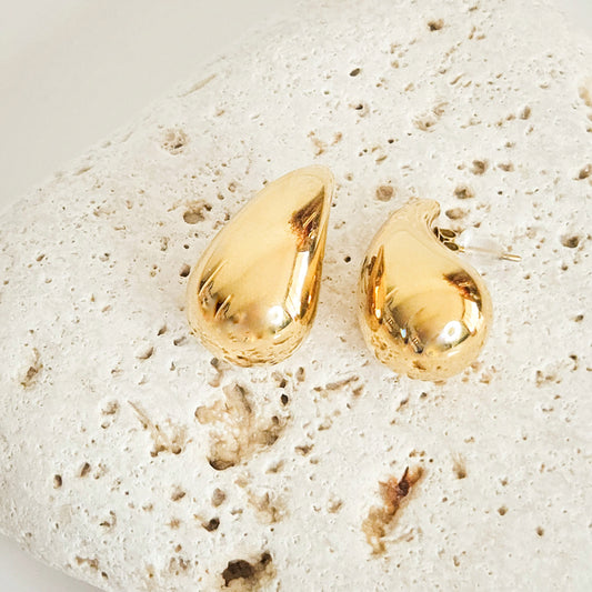 Boucles d’oreilles Adèle dorées