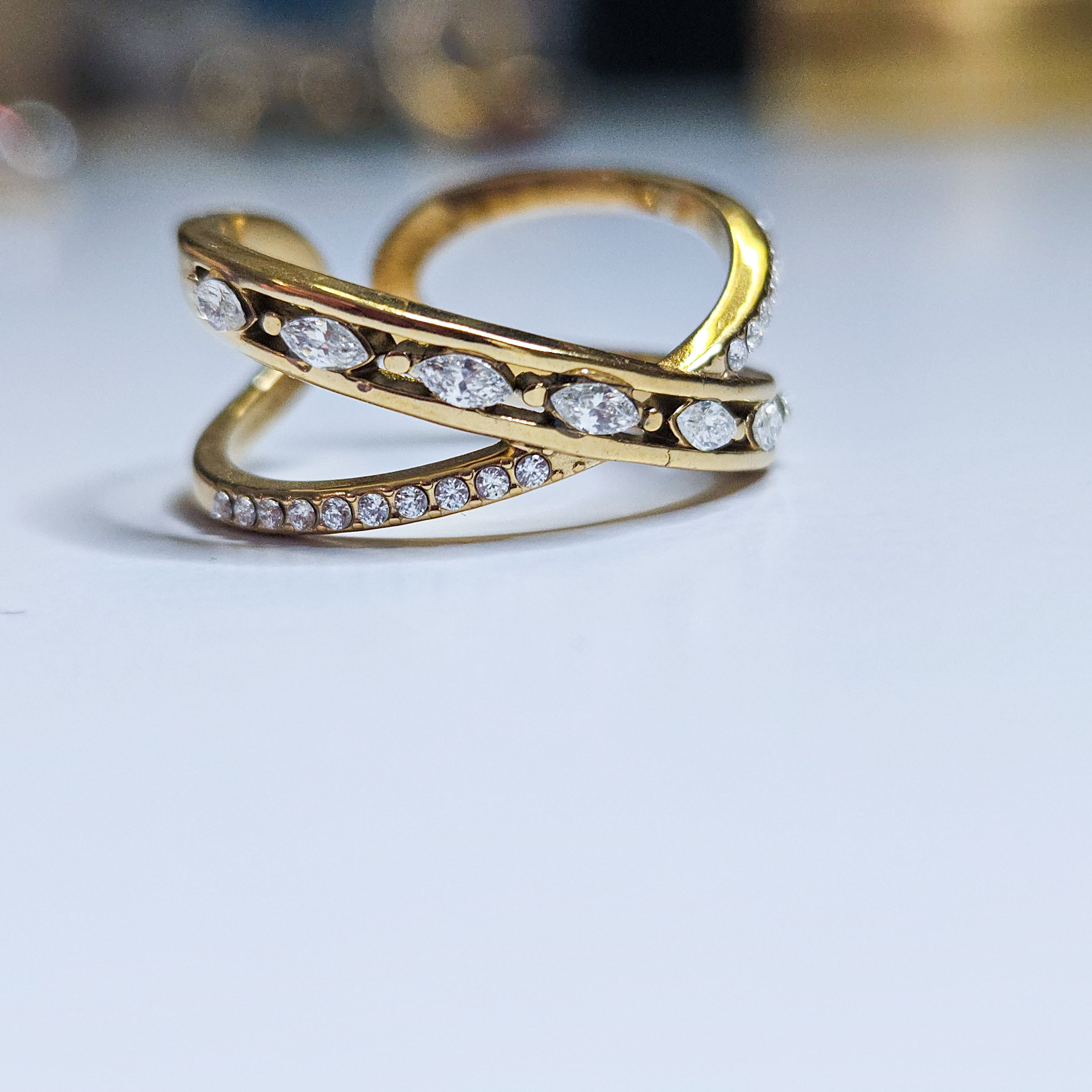 Bague strass Ariane