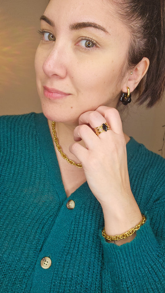 Collier Solstice doré