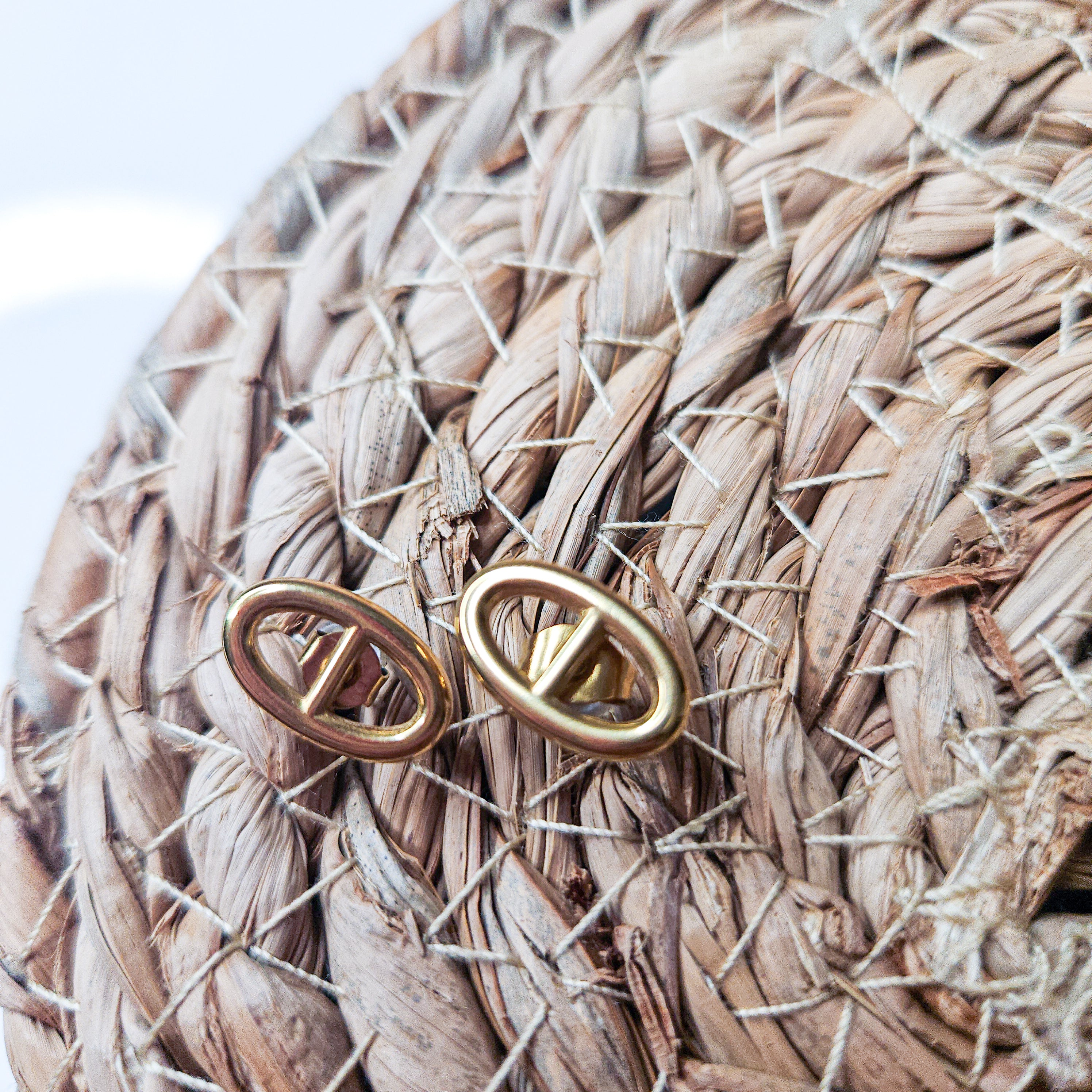 Boucles d'oreilles Zoé dorées