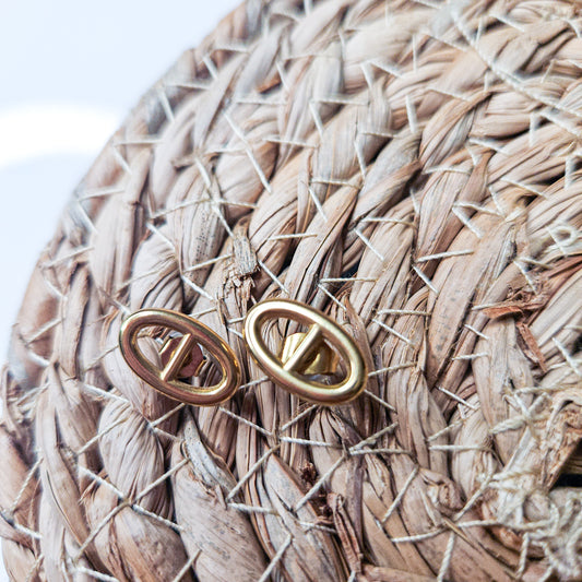 Boucles d'oreilles Zoé dorées