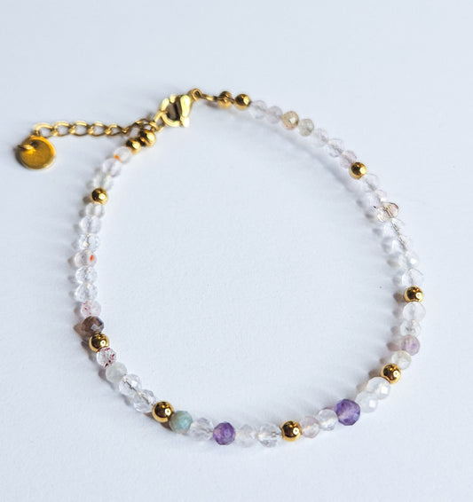 Bracelet Super Seven - harmonie, clarté, équilibre global