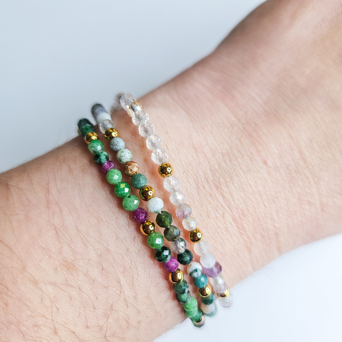 Bracelet Agate Indienne - protection, ancrage, équilibre