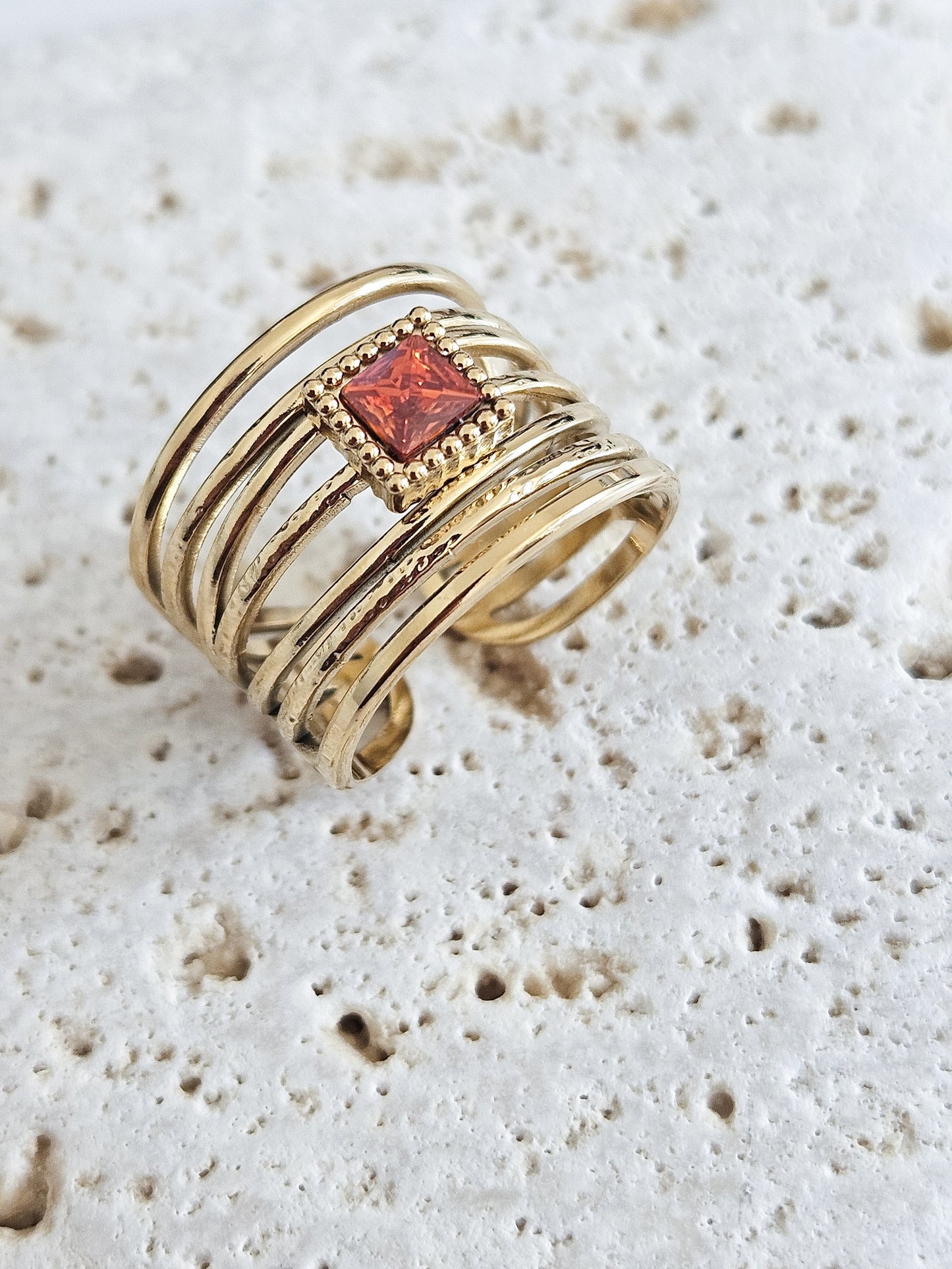 Bague Carrie orange
