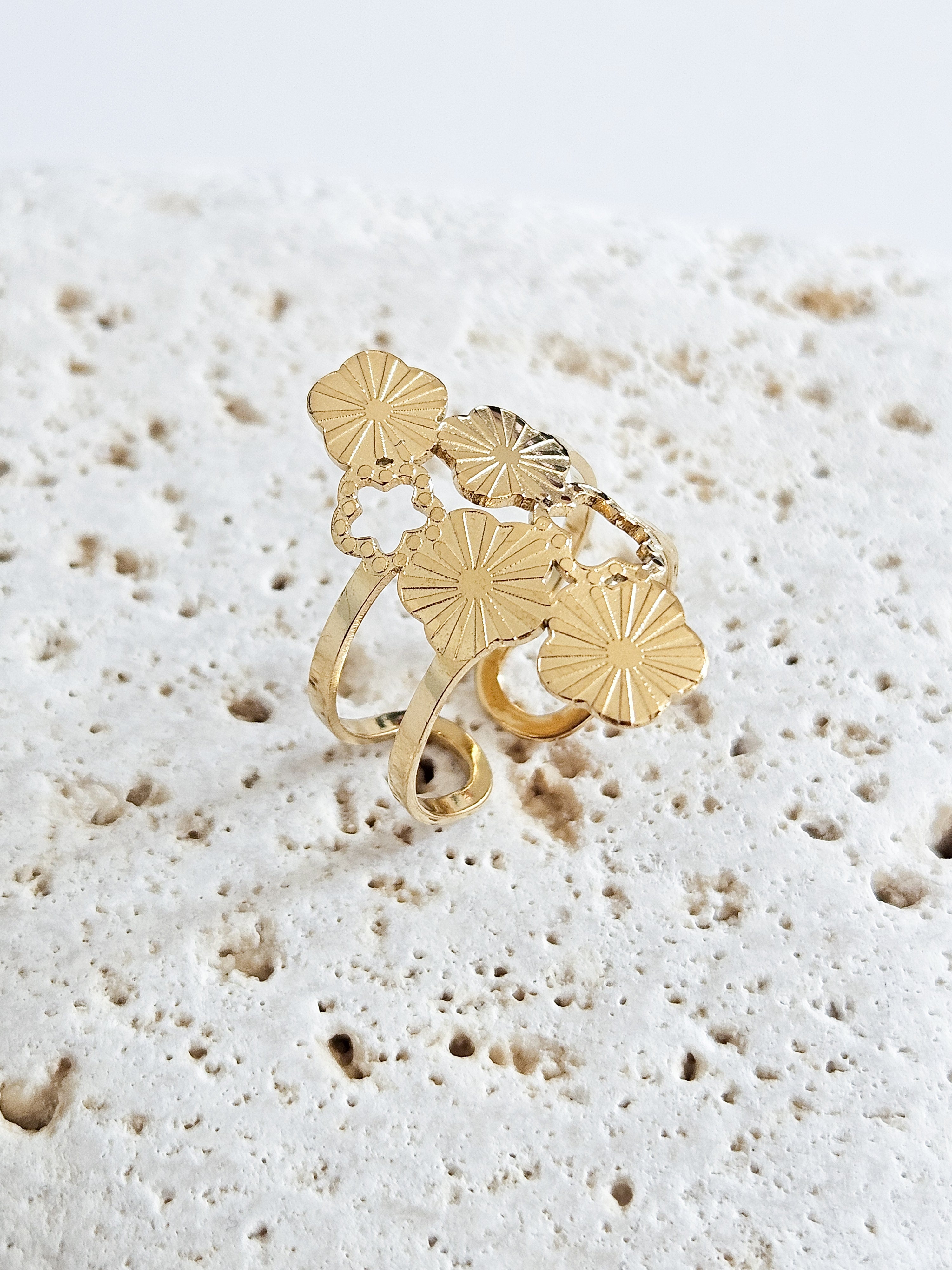 Bague Danaé dorée