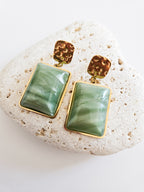 Boucles d’oreilles vertes Victoria