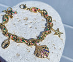 Bracelet coquillage multicolore Brume