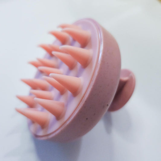 Brosse cheveux silicone rose