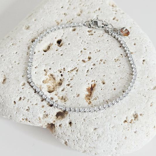 Bracelet Ysée strass argenté