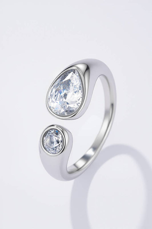 Stainless steel ring 424AQ254: Silver / 100% Stainless steel