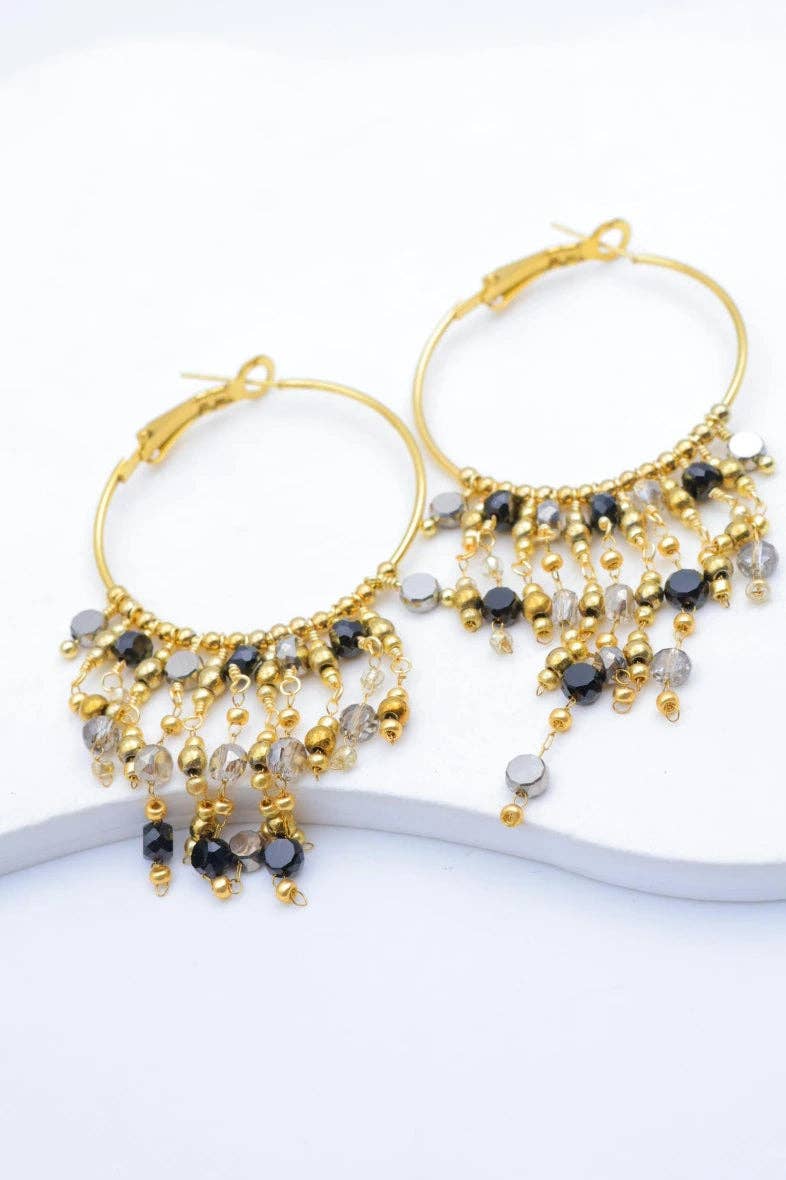 Boucles d’oreilles en acier inoxydable: ECRU