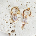 Boucles d'oreilles Isadora cristal