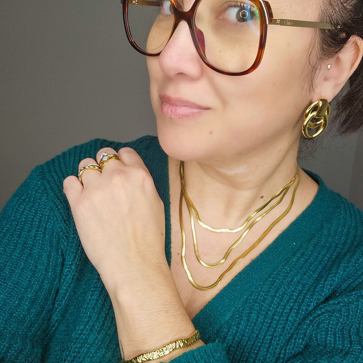 Bracelet jonc Ondine