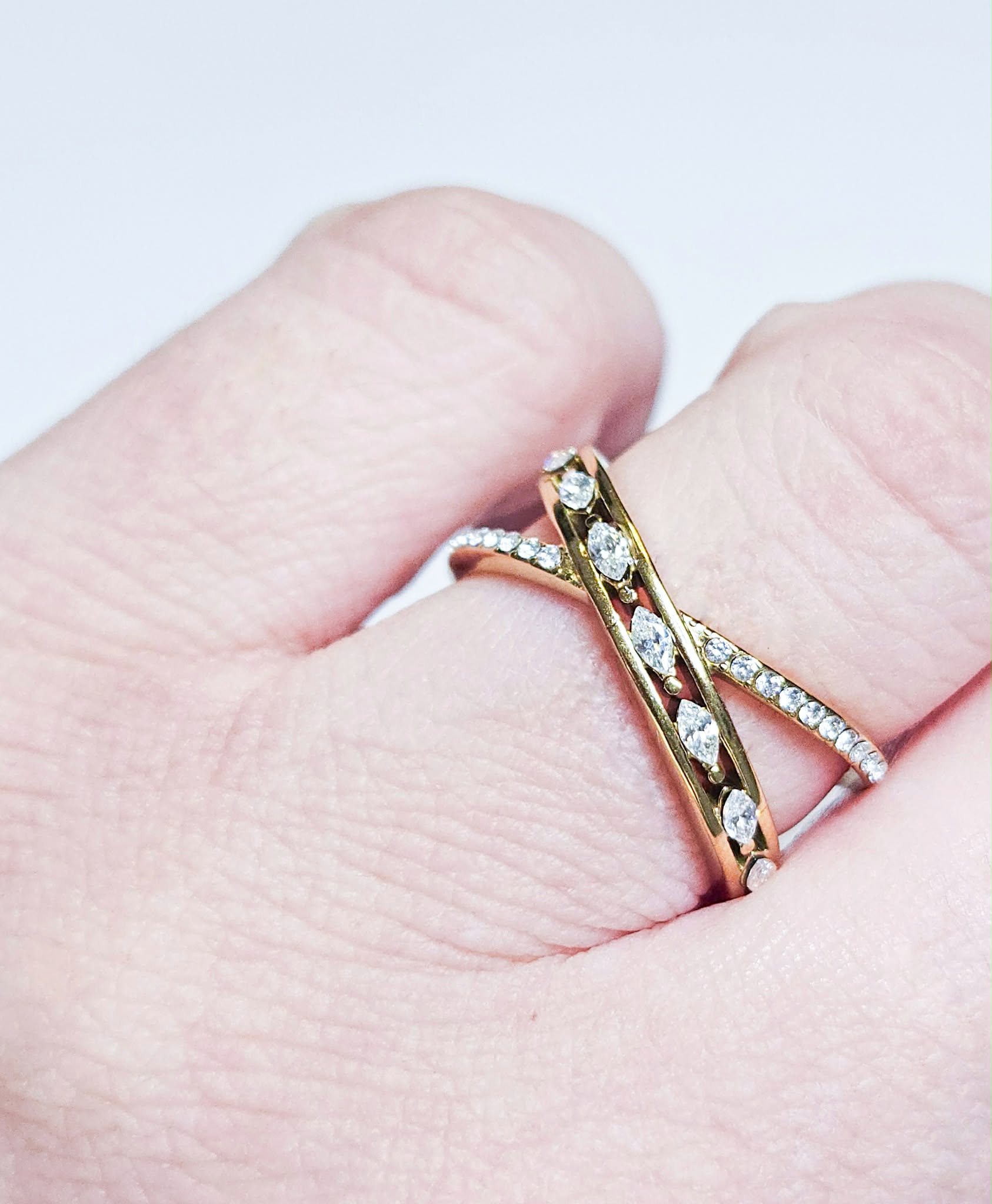 Bague strass Ariane