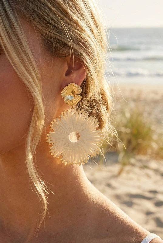 Boucles d’oreilles en acier inoxydable: BLANC