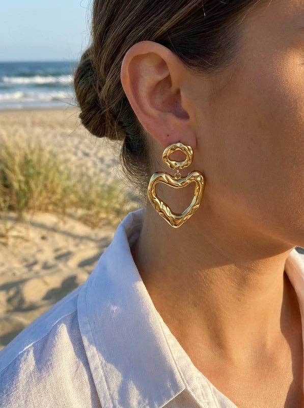 Boucles d’oreilles en acier inoxydable: DORE