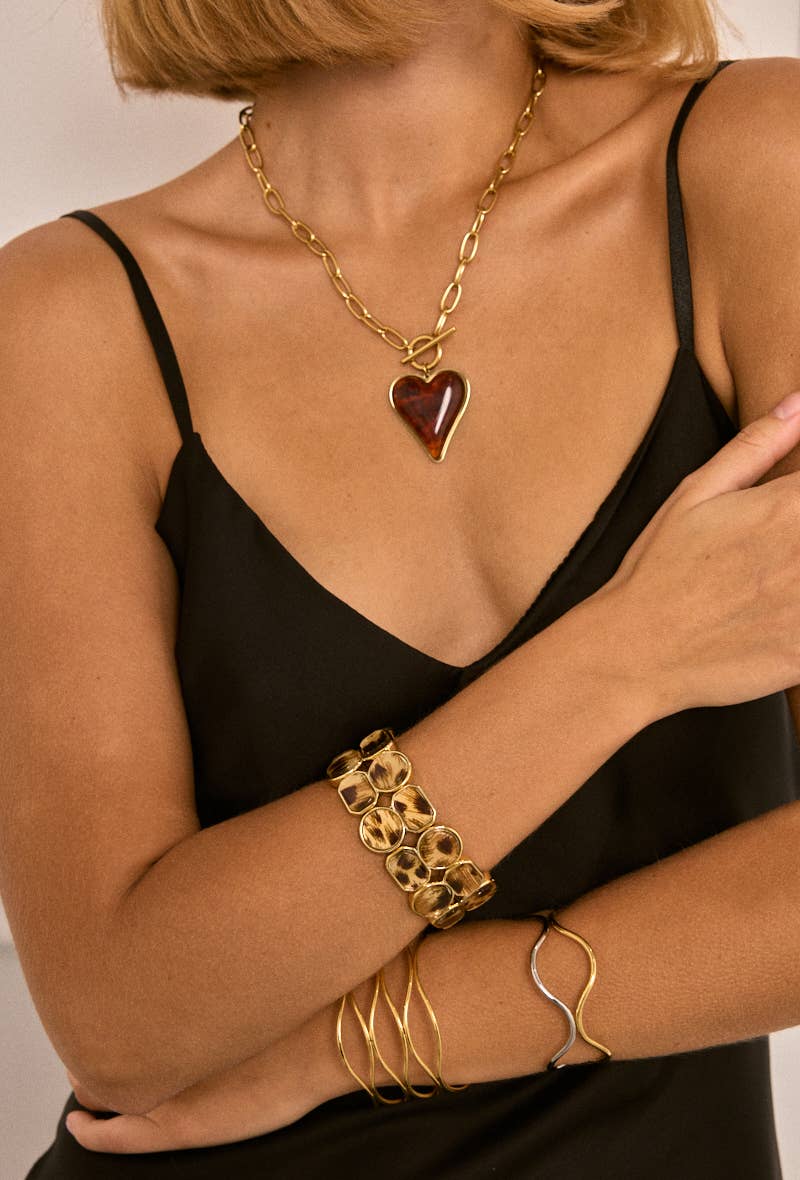 Stainless Steel Clamps 224RX94: Or / 100% Acier inoxydable