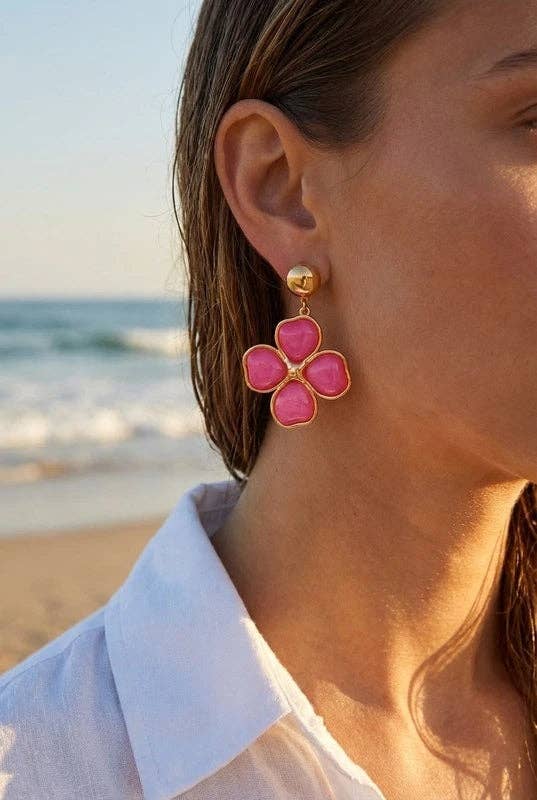 Boucles d’oreilles en acier inoxydable: BLANC