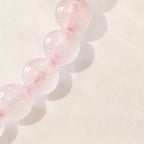 Bracelet ENFANT simple en pierre de Quartz rose 4mm