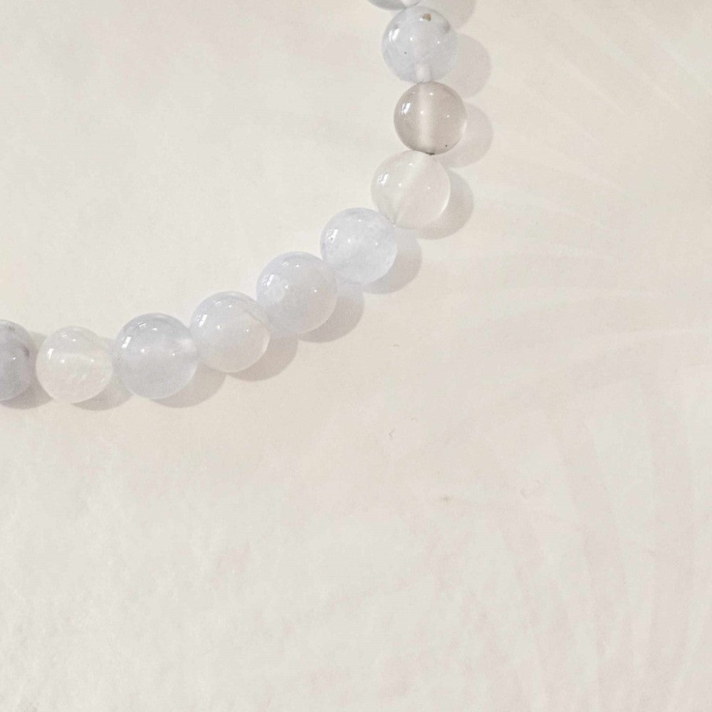 Bracelet ENFANT en pierre de Calcédoine 6mm