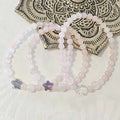 Bracelet ENFANT en pierre de Quartz rose 4mm