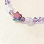 Bracelet ENFANT en pierre d'Améthyste 4mm